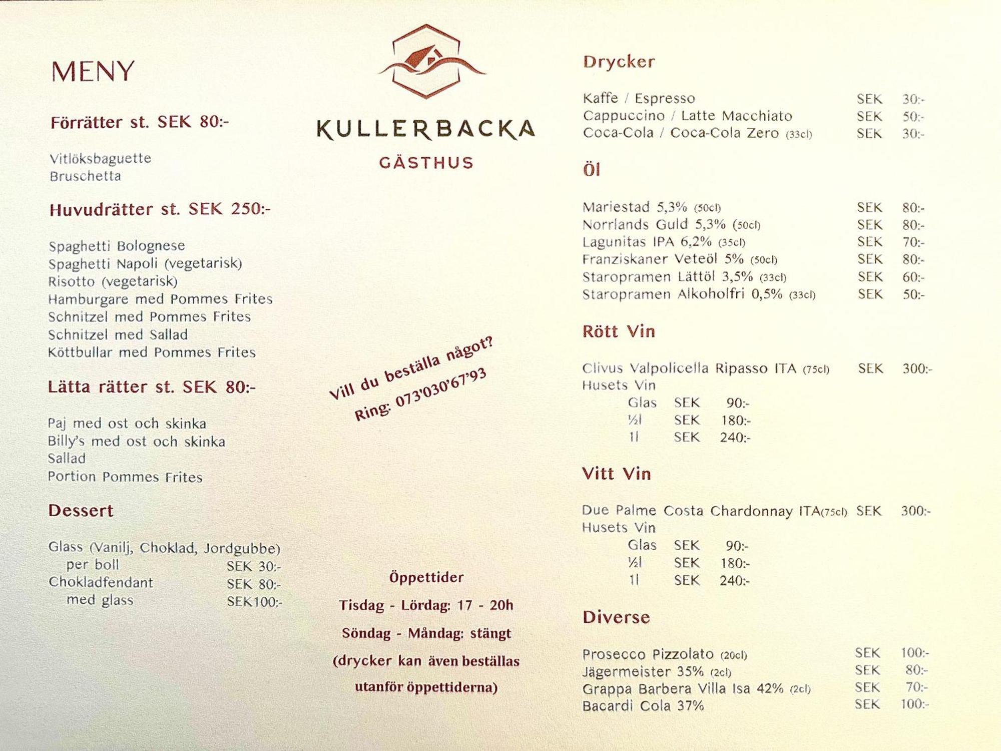 Hotel Kullerbacka Gaesthus Segersta Exteriér fotografie